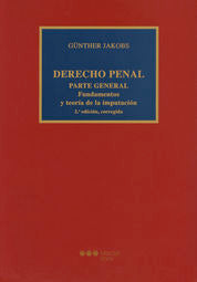 DERECHO PENAL - 2.ª ED. CORREGIDA 1997 / GÜNTHER, JAKOBS