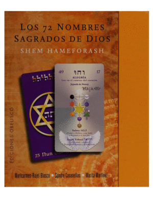 LOS 72 NOMBRES SAGRADOS DE DIOS / RAJEL BLASCO RUIZ CASANELLAS VILLARROEL
