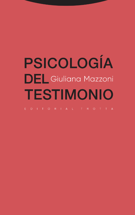 PSICOLOGÍA DEL TESTIMONIO - Giuliana Mazzoni