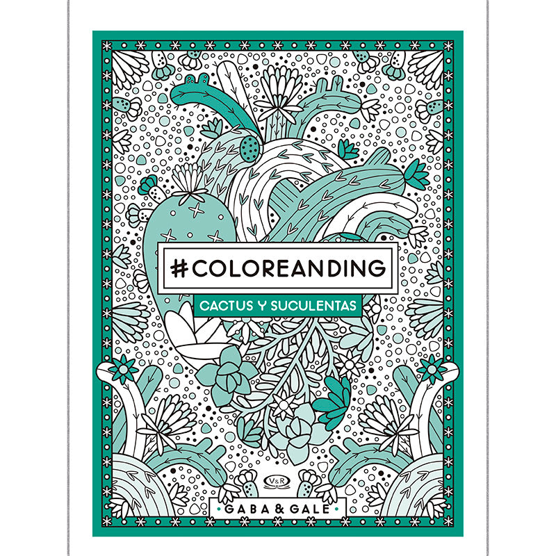 #Coloreanding Cactus y Suculentas