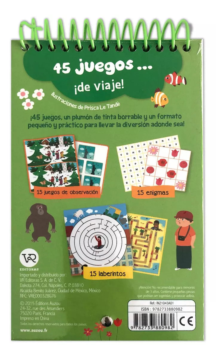 45 JUEGOS DE VIAJE (V&R) (9358)