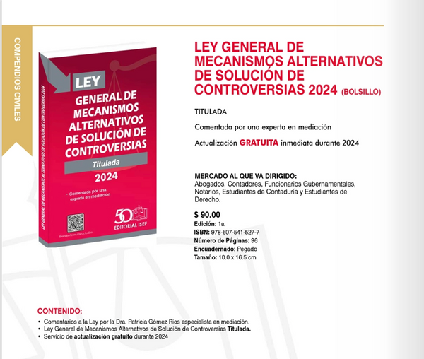 Ley General De Mecanismos Alternativos De Solución De Controversias 20 ...