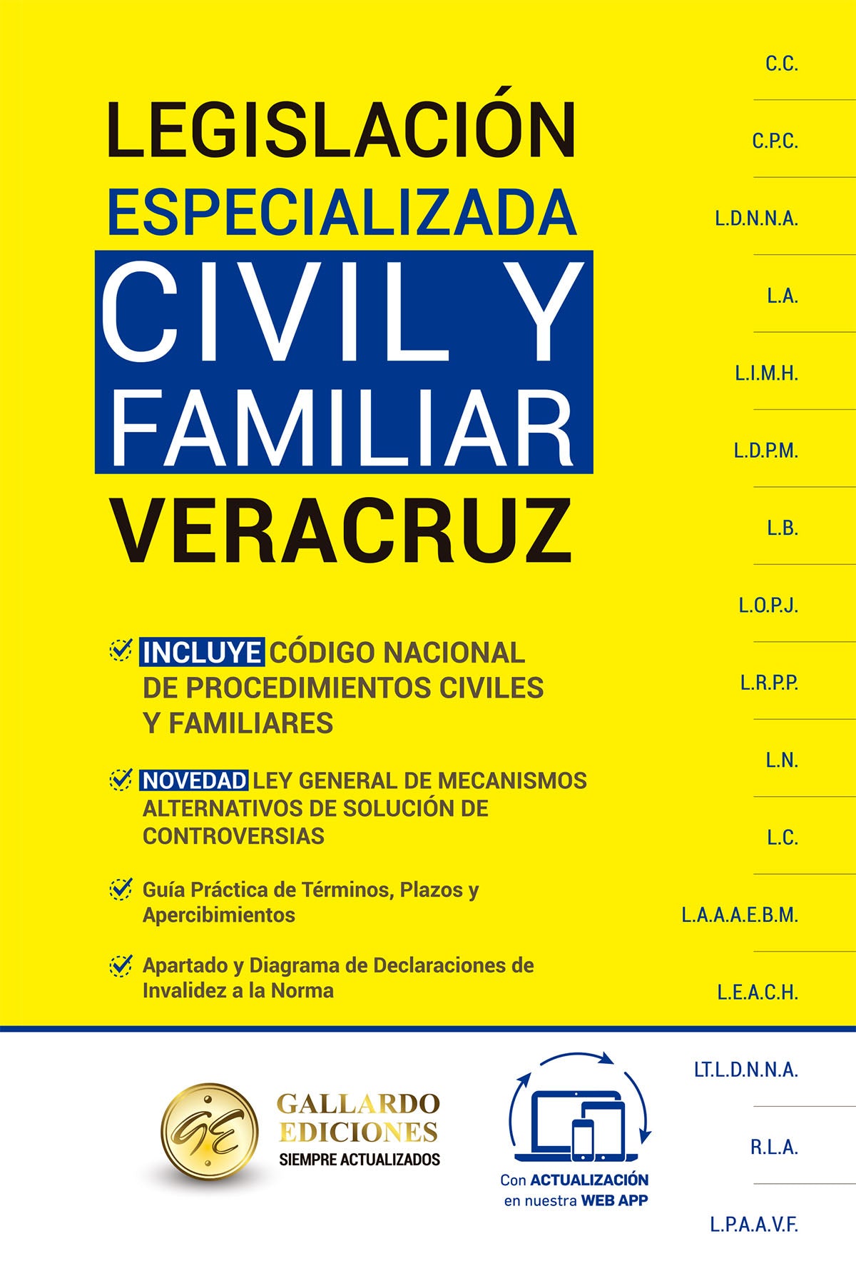 Legislación Especializada Civil y Familiar de Veracruz 2025