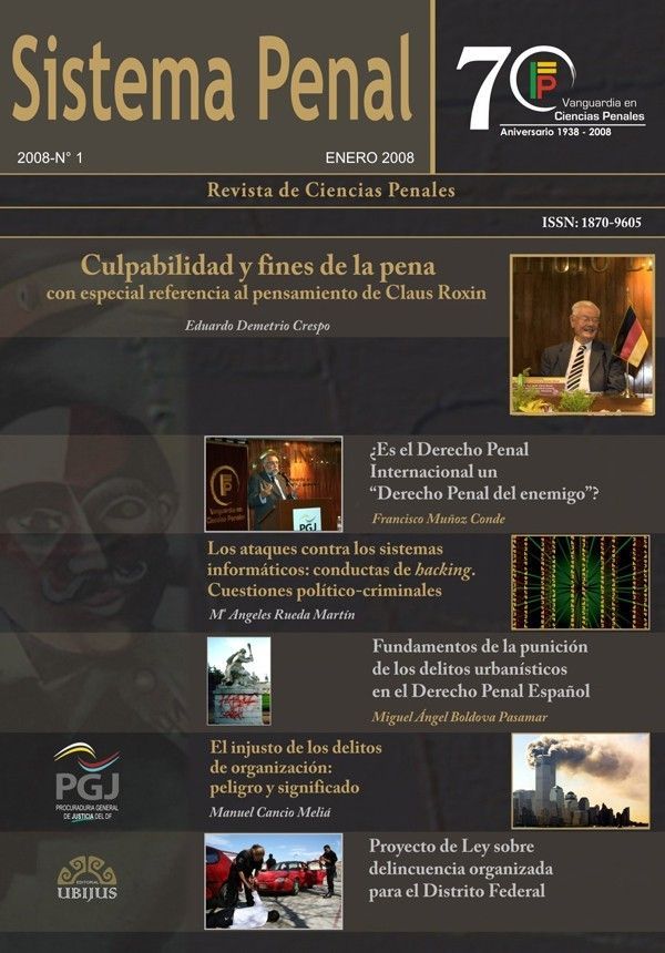 SISTEMA PENAL NO. 1 (ENERO 2008)