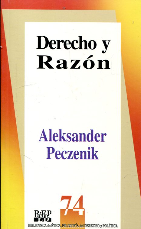 DERECHO Y RAZON / ALEKSANDER PECZENIK (3326)