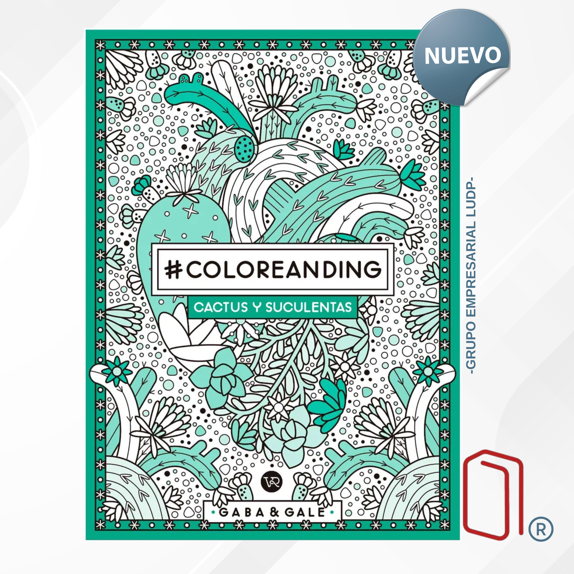 #Coloreanding Cactus y Suculentas