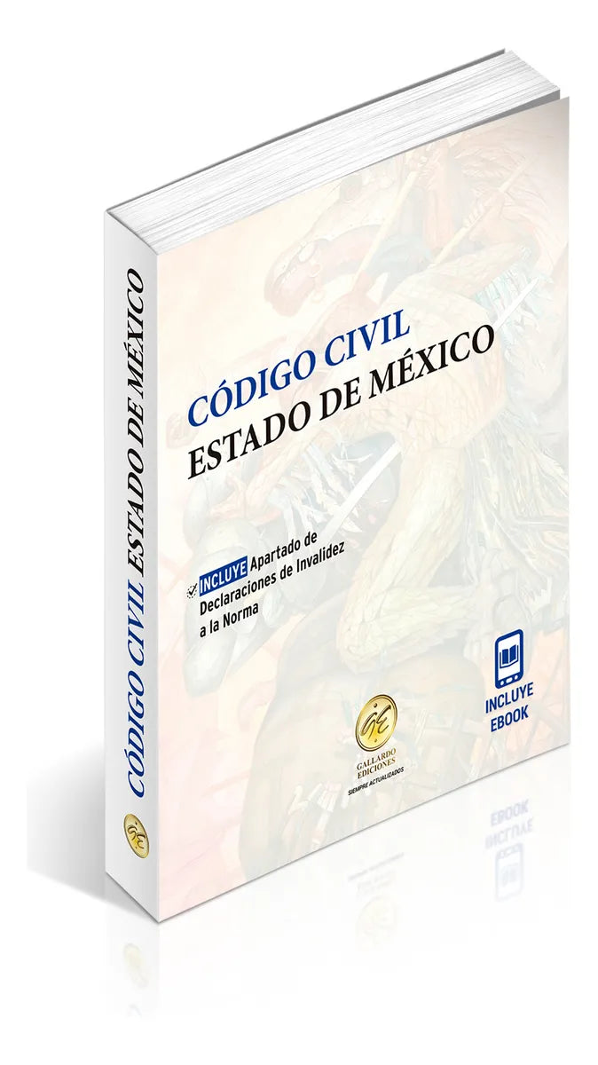 CÓDIGO CIVIL DEL ESTADO DE MÉXICO "EDOMEX"- 1.ª ED. 2025 (BOLSILLO)
