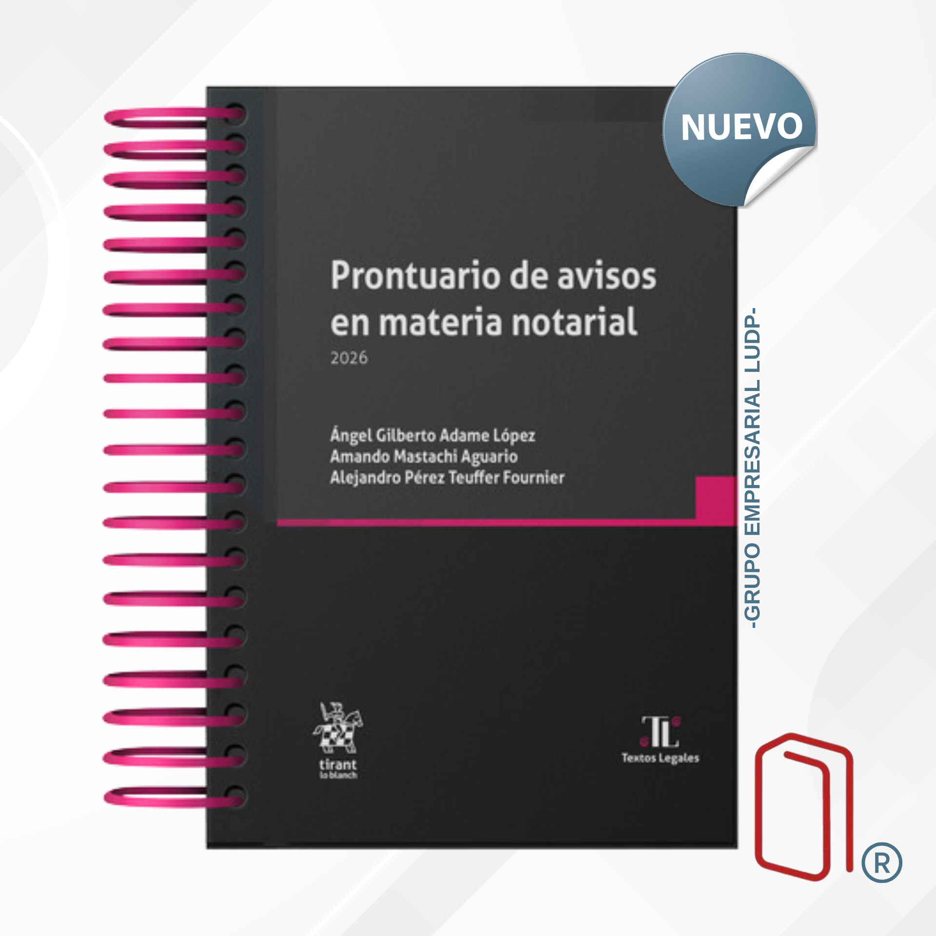 Prontuario de avisos en materia notarial 2026 5ª Edición