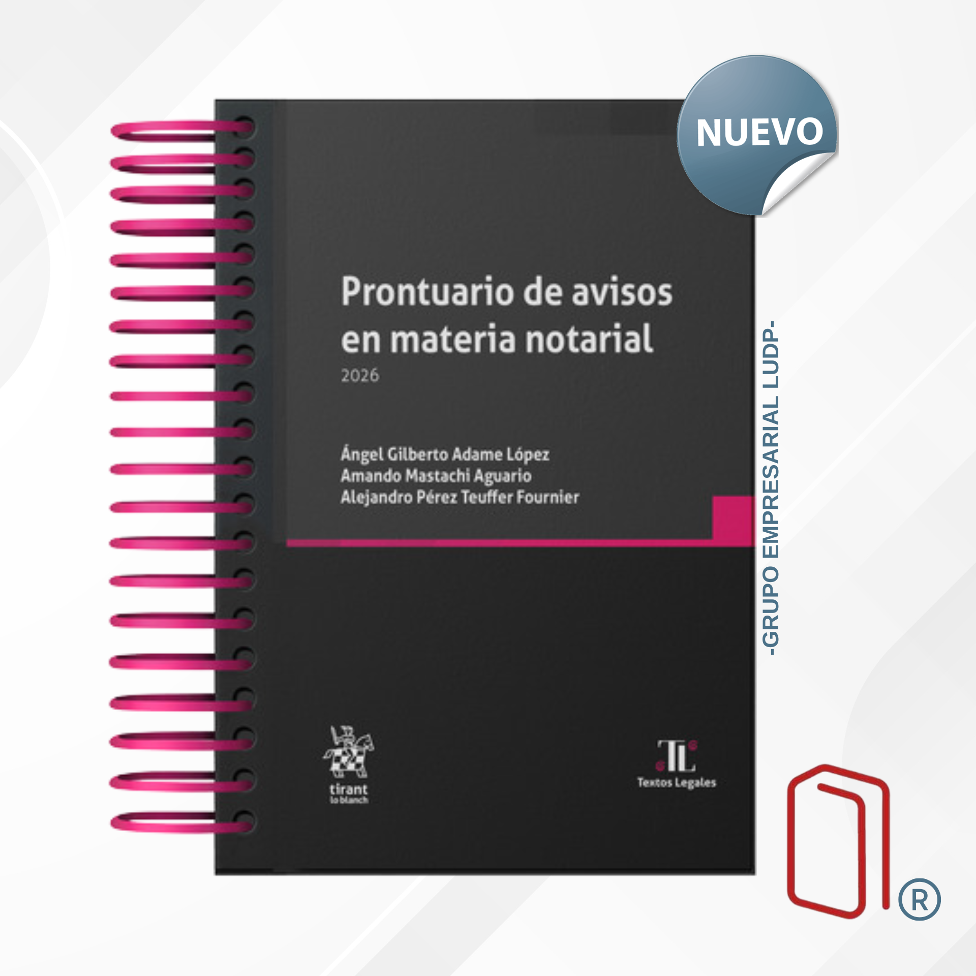 Prontuario de avisos en materia notarial 2026 5ª Edición