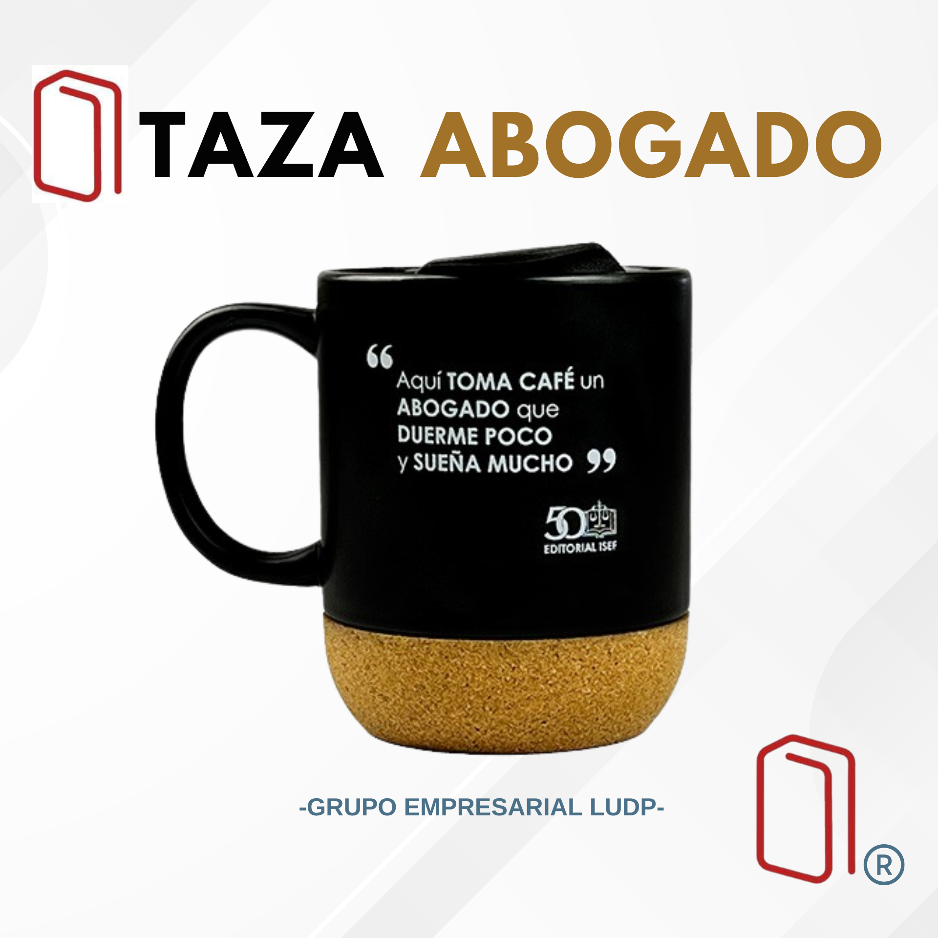 Taza Abogado - Negra