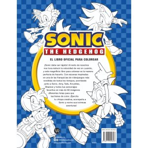 Sonic the Hedgehog el libro oficial para colorear