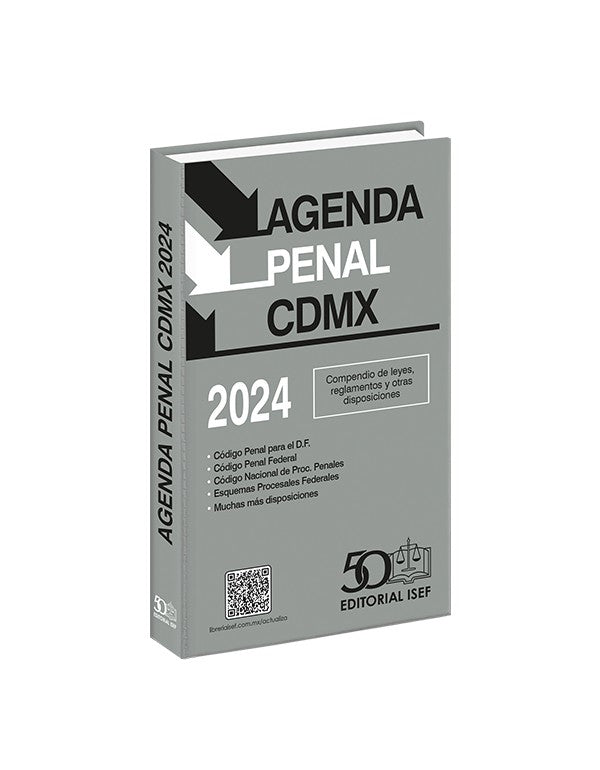 Agenda Penal De La Ciudad De MÉxico 2024 Isef Grupo Corporativo Ludp And Betty Book 8437