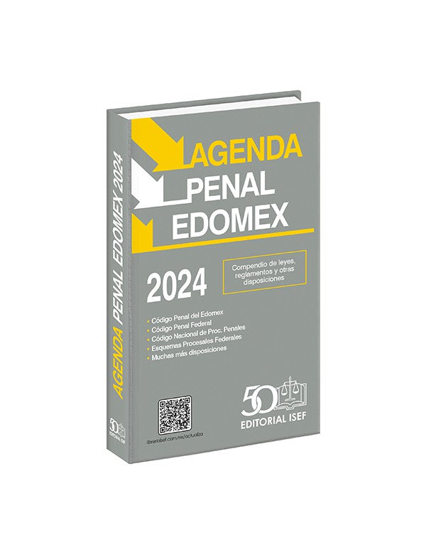 Agenda Penal Del Estado De Mexico 2024 Isef Grupo Corporativo Ludp And Betty Book 9265