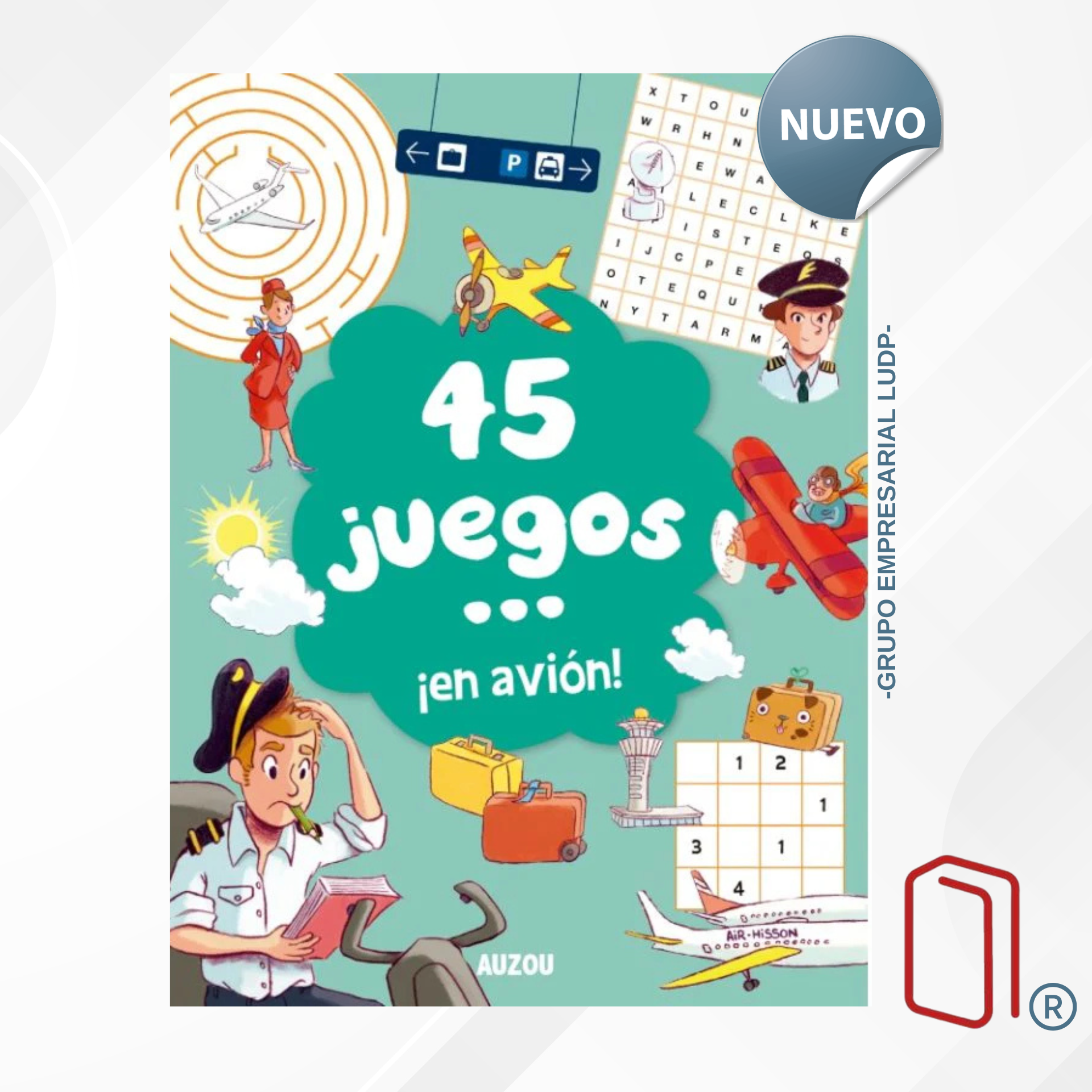 45 JUEGOS EN AVION (V&R) (9303)