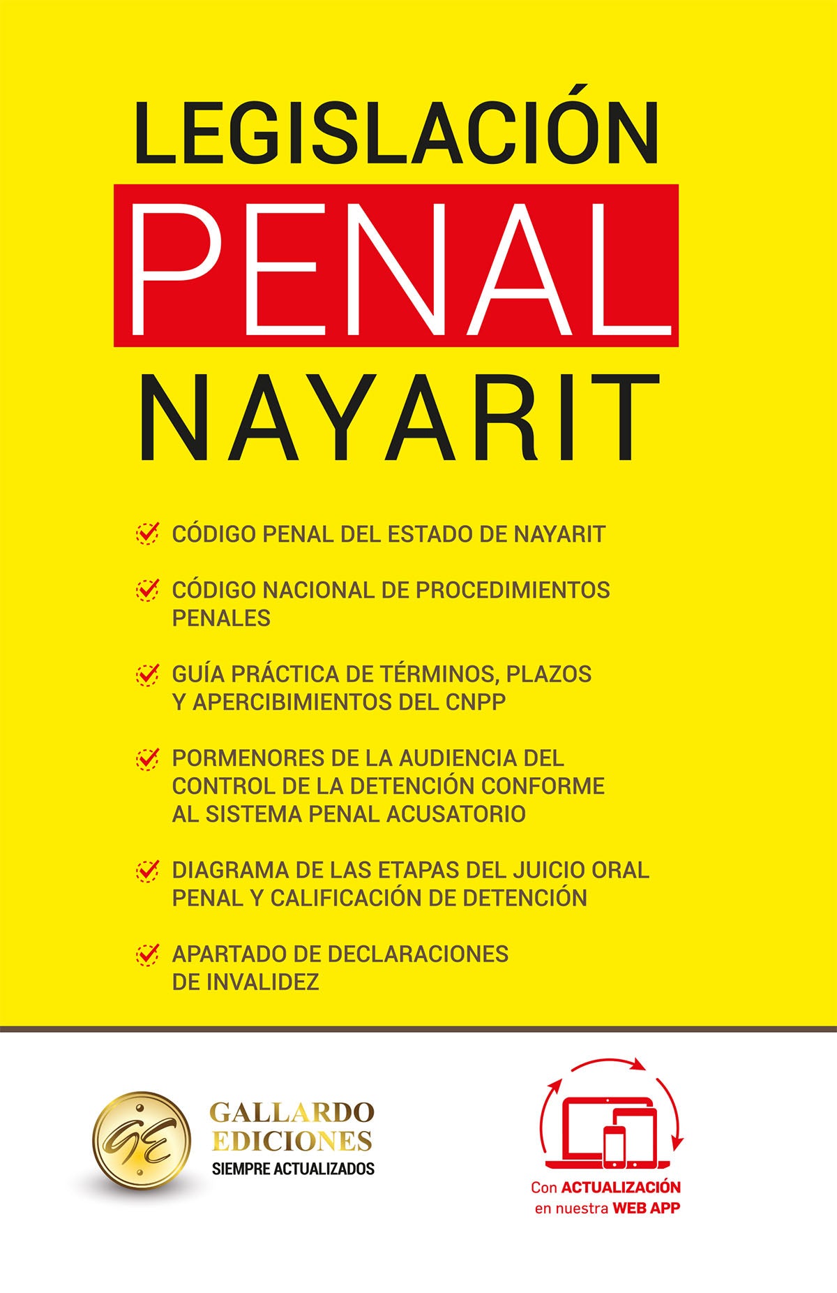 Legislación Especializada Penal de Nayarit 2024